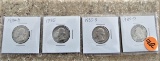 1934-D, 35, 35-S, 35-D Washington Quarters