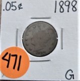 1898 V Nickel