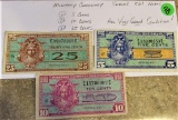 Military Currency Series 521 Notes