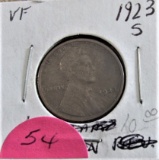 1923-S Lincoln Cent VF