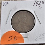 1925-S Lincoln Cent VF