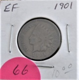 1901 Indian Head Cent EF