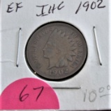 1902 Indian Head Cent EF