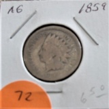 1859 Indian Head Cent AG