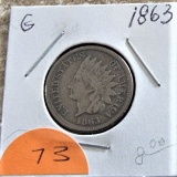 1863 Indian Head Cent G