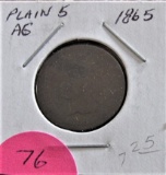 1865 Indian Head Cent AG Plain 5