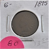 1875 Indian Head Cent G-