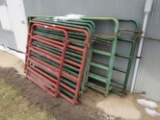 8 various lengthed Cattle Panels