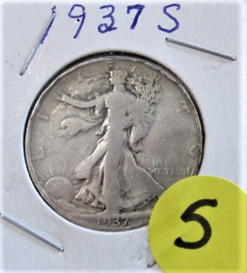 1937-S Half Dollar