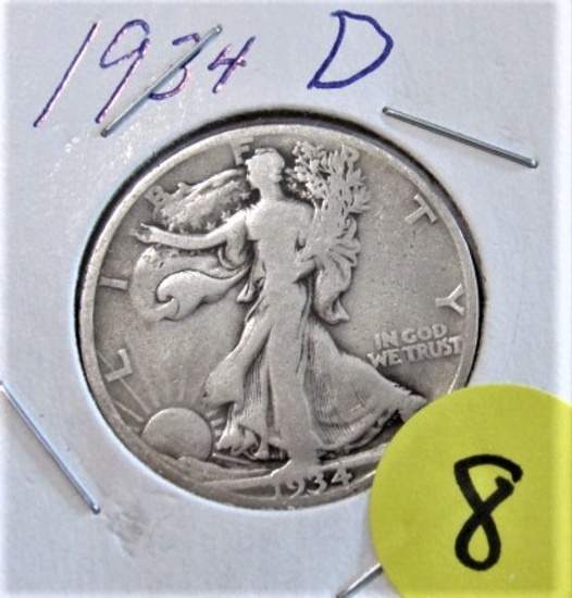 1934-D Half Dollar