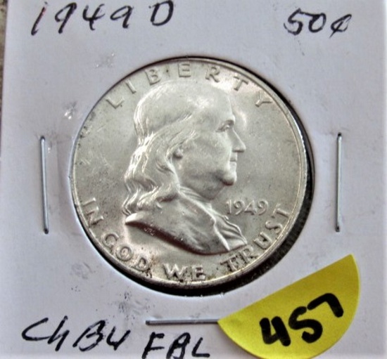 1949-D Franklin Half Dollar