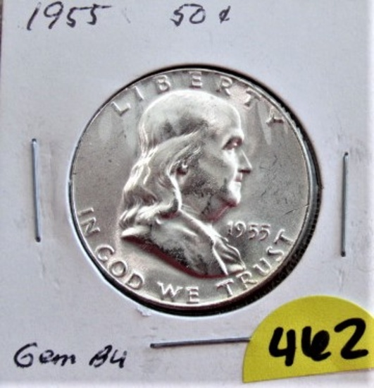 1955 Franklin Half Dollar