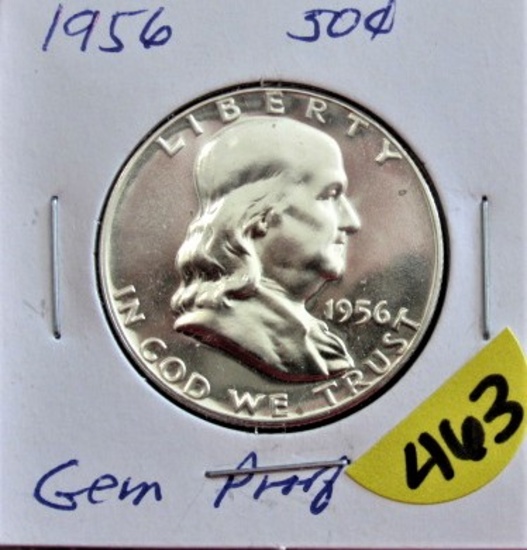 1956 Proof Franklin Half