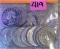 10 Washington Quarters Silver