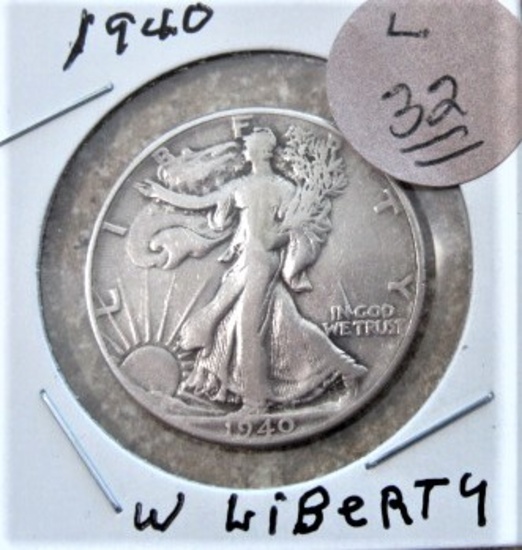 1940 Walking Liberty Half Dollar