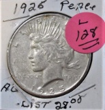 1925 Peace Dollars AU