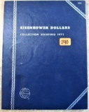 Book of 10 Eisenhower Dollars