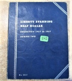 Book of 23 Liberty Halves 1937-1947