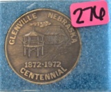 1872-1972 Glenville Centennial Bronze Comm