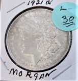 Near US 1921 Morgan Dollar