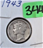 1943 Mercury Dime