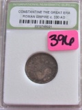 Roman Empire 330 A.D Graded Coin