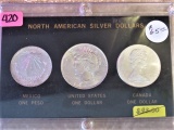 1922 North American Silver Dollars