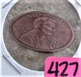 1976-D Flat Cent
