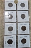 8 Wheat Cents