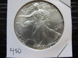 2002 and 2013 Silver Eagles Uncirculated