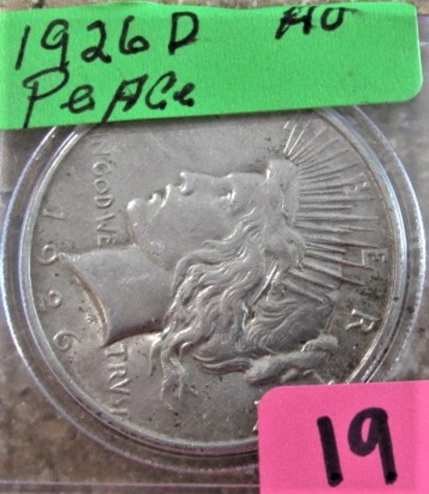 1926-D Peace Dollar