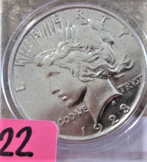 1923 Peace Dollar