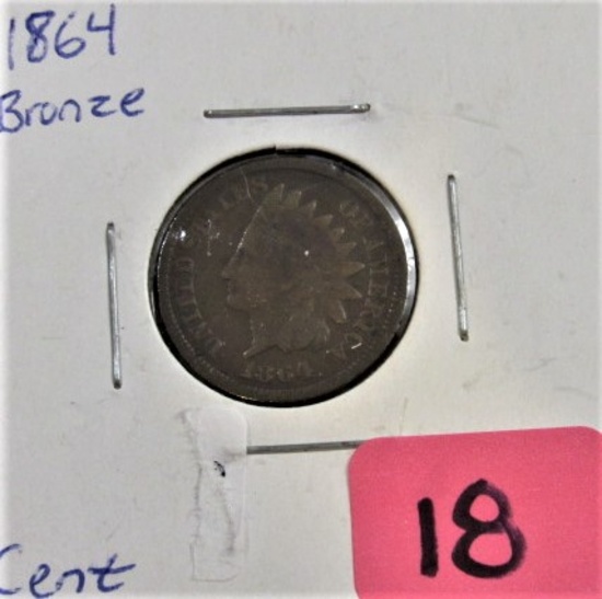 1864 Indian Head Cent -Bronze