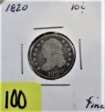 1820 Bust Dime