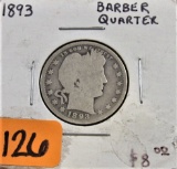 1893 Barber Quarter