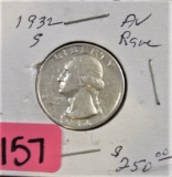 1932-S Washington Quarter