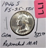 1946-S Washington Quarter