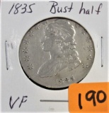 1835 Bust Half