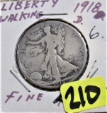 1918-D Walking Liberty Half