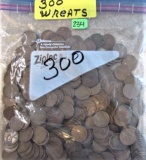 300 Wheat Pennies