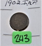 1902 Indian Head Cent