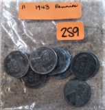 (11) 1943 Roman Cents