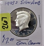 1993-S Silver Proof Kennedy Half