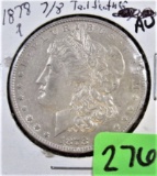 1878 7/8 7F Morgan Dollar