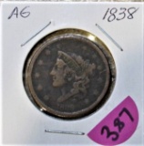 1838 Large Cent