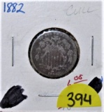 1882 Two Cent Piece