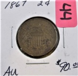 1867 Two Cent Piece