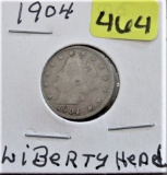 1904 Liberty Head V Nickel