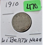 1910 Liberty Head V Nickel