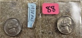193 P & S Jefferson Nickels